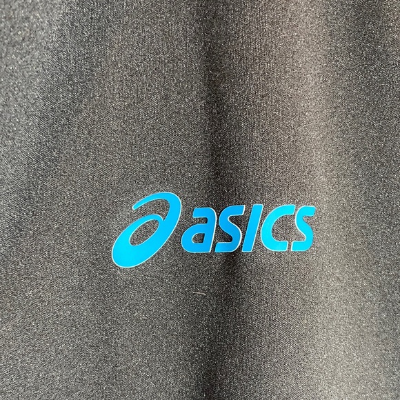 ASICS Black Shirt with Blue Details, Quarter Zip, Women's L - Picture 3 of 11